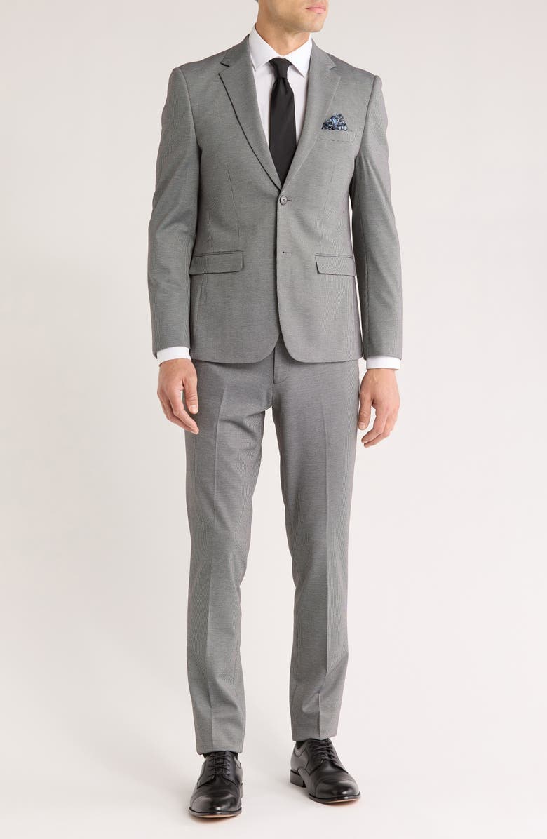 SOUL OF LONDON Tone On Two Jersey Suit, Main, color, 