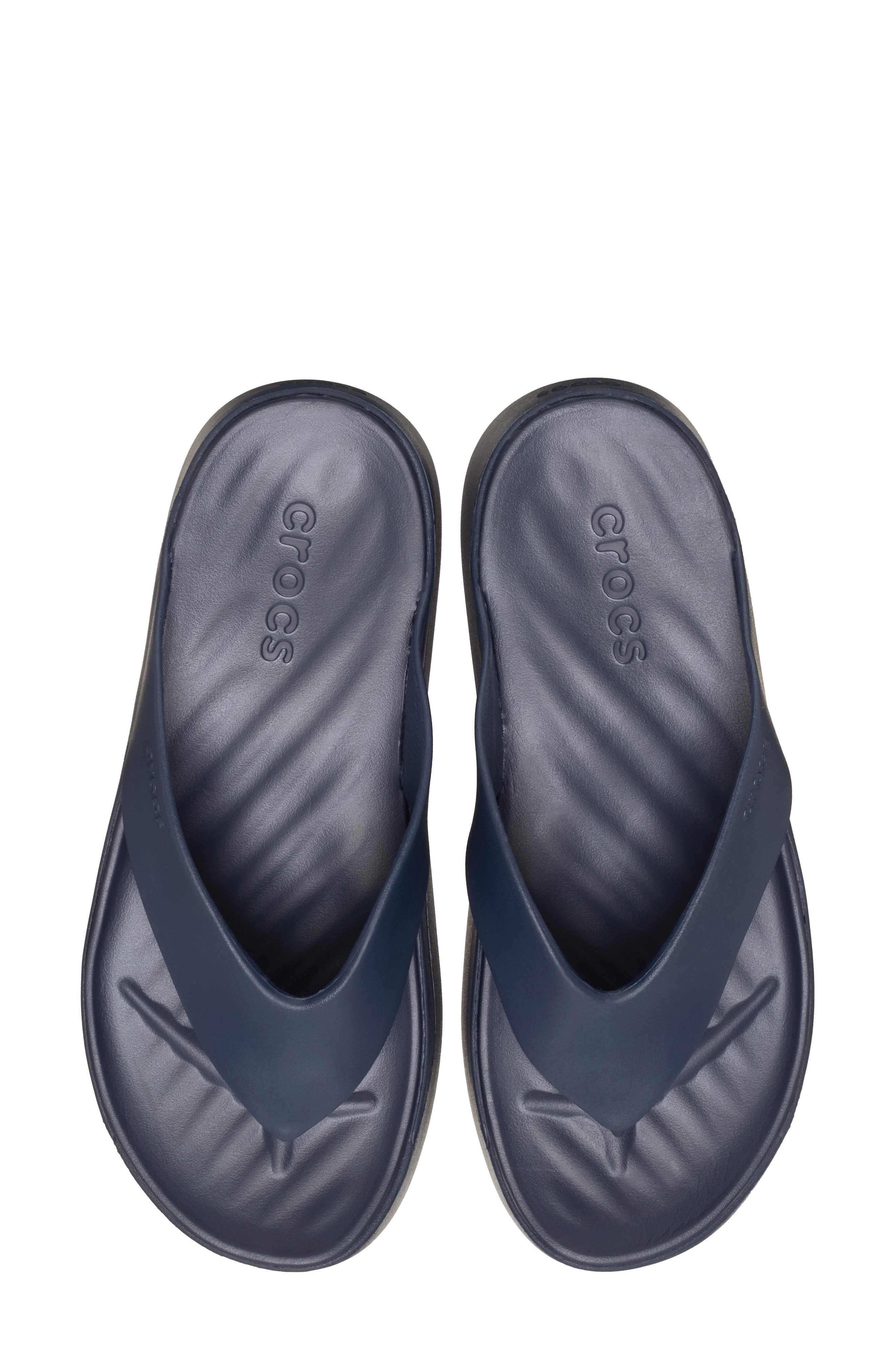 CROCS Getaway Platform Flip Flop, Alternate, color, Navy