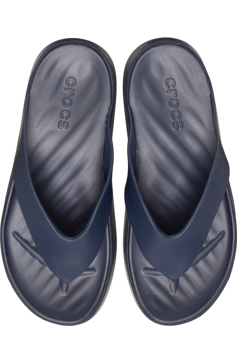 CROCS Getaway Platform Flip Flop, Alternate, color, Navy