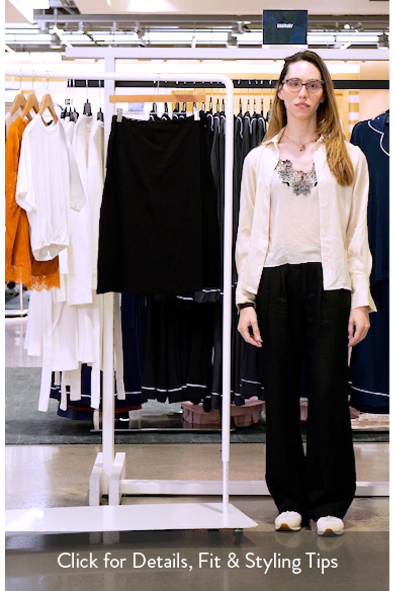 Baseline Stretch Recycled Cotton Rib Midi Skirt video
