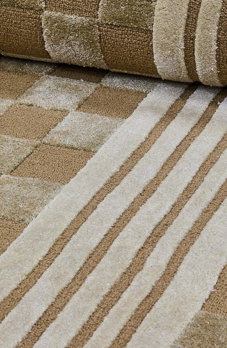 MACKENZIE CHILDS Mocha Tonal Check Rug, Alternate, color, Mocha