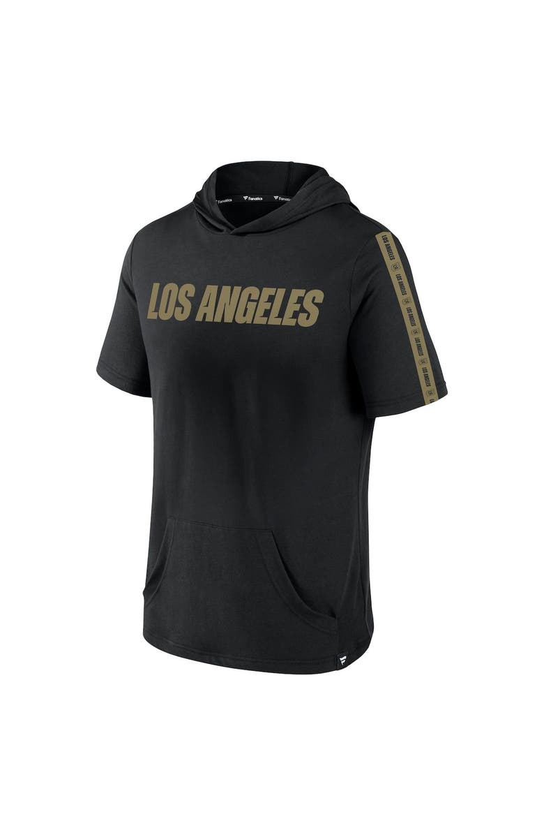 FANATICS Men's Fanatics Branded Black LAFC Definitive Victory Short-Sleeved Pullover Hoodie, Alternate, color, 