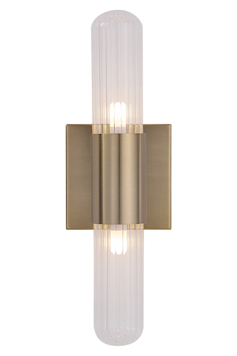 Chiara 2-Light Ribbed Wall Sconce, Alternate, color, NO COLOR