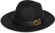 Valentino Garavani VLOGO Wool Felt Fedora