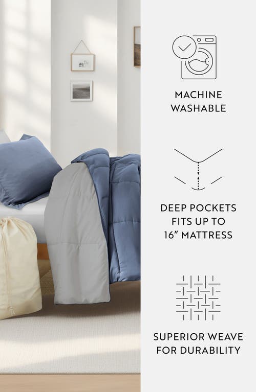 Homespun Ultimate College Essentials Bedding Bundle. In Stone/light Gray