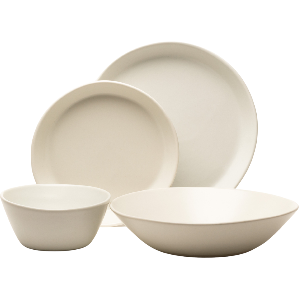 Haand Skali Coupe Dinnerware Set In White