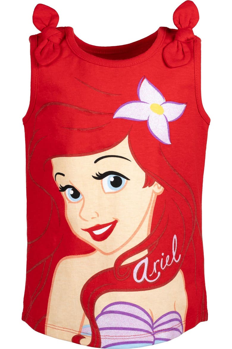 Princess Sleeveless Tank Top Set (baby), Alternate, color, Teal Pink Purple