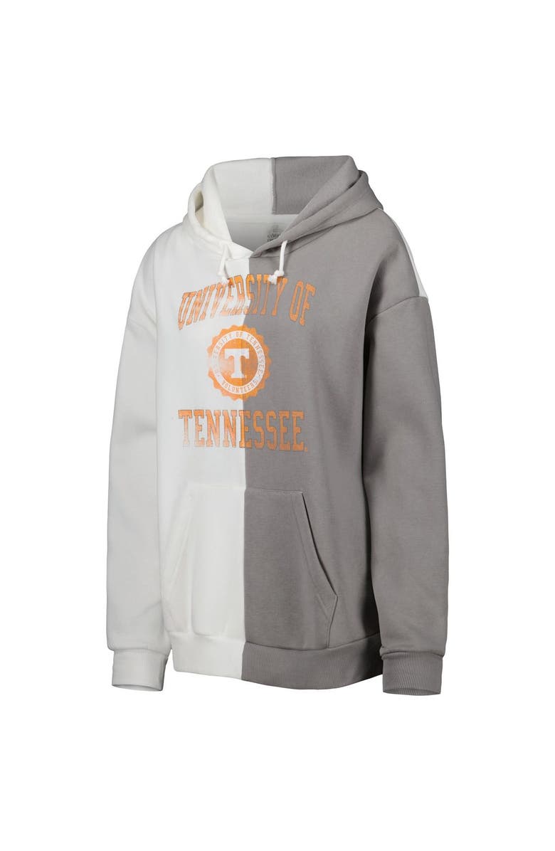GAMEDAY COUTURE Women's Gameday Couture Gray/White Tennessee Volunteers Split Pullover Hoodie, Alternate, color, White