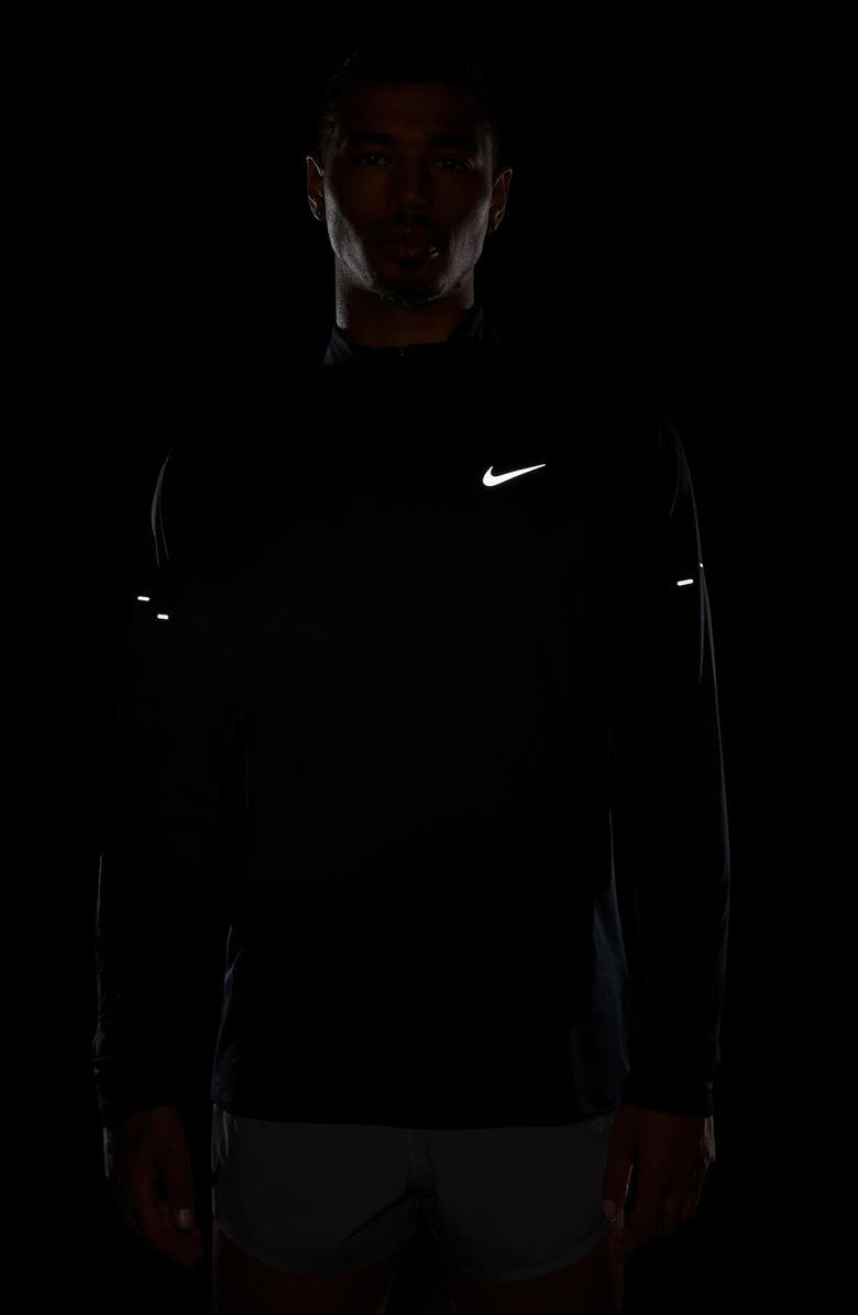 Nike Dri-FIT Stride Half Zip Running Top, Alternate, color, 010 Black/Refsil