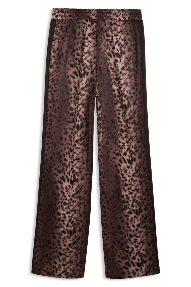 Leopard Print Track Pants, Alternate, color, PUMA BLACK