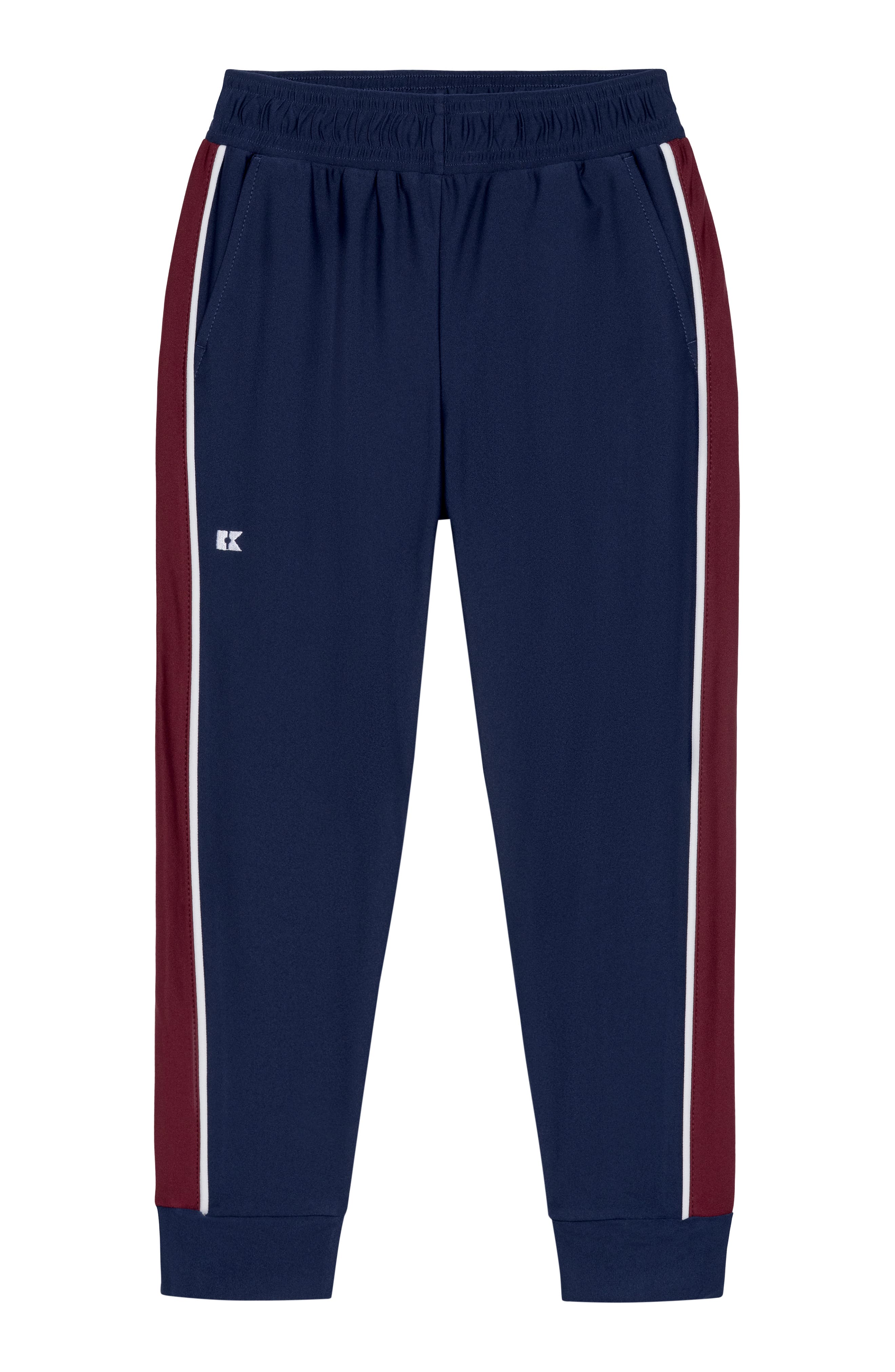 Navy Maroon Stripe