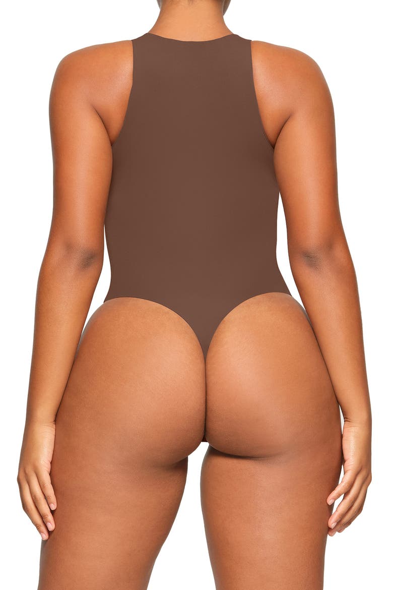 Fits Everybody High Neck Bodysuit, Alternate, color, JASPER