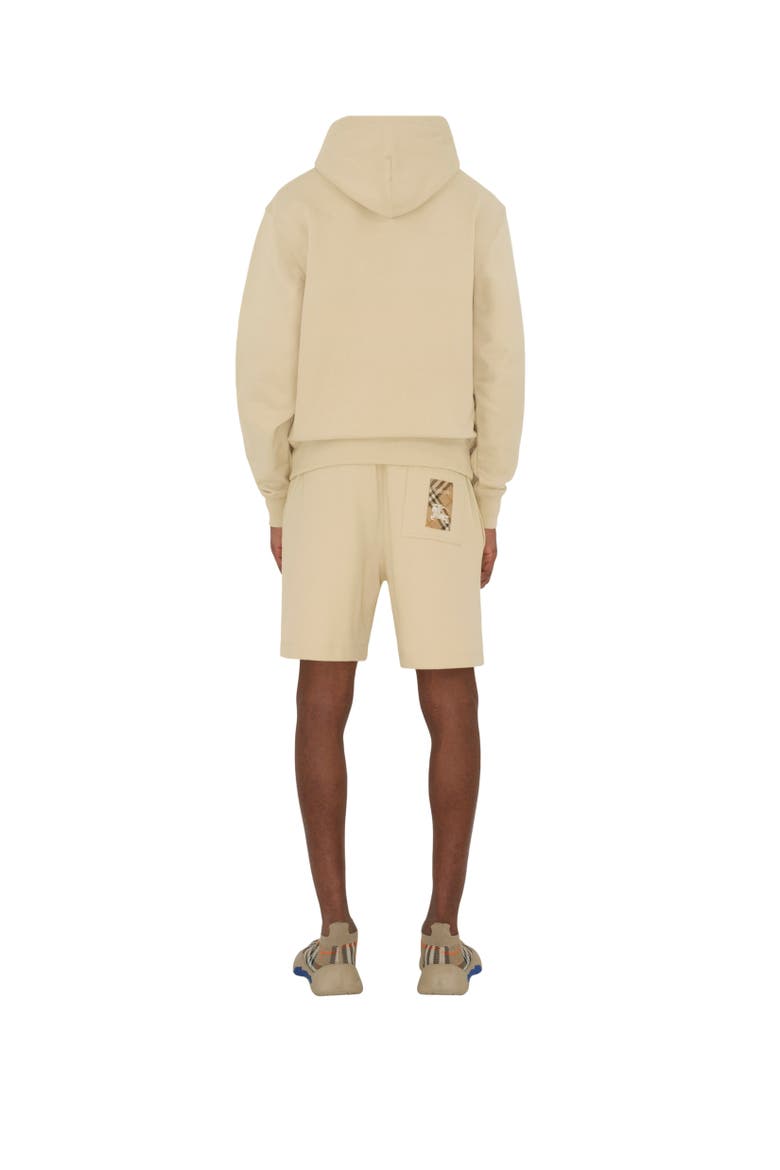 Check Label Cotton Shorts, Alternate, color, Nutmeg