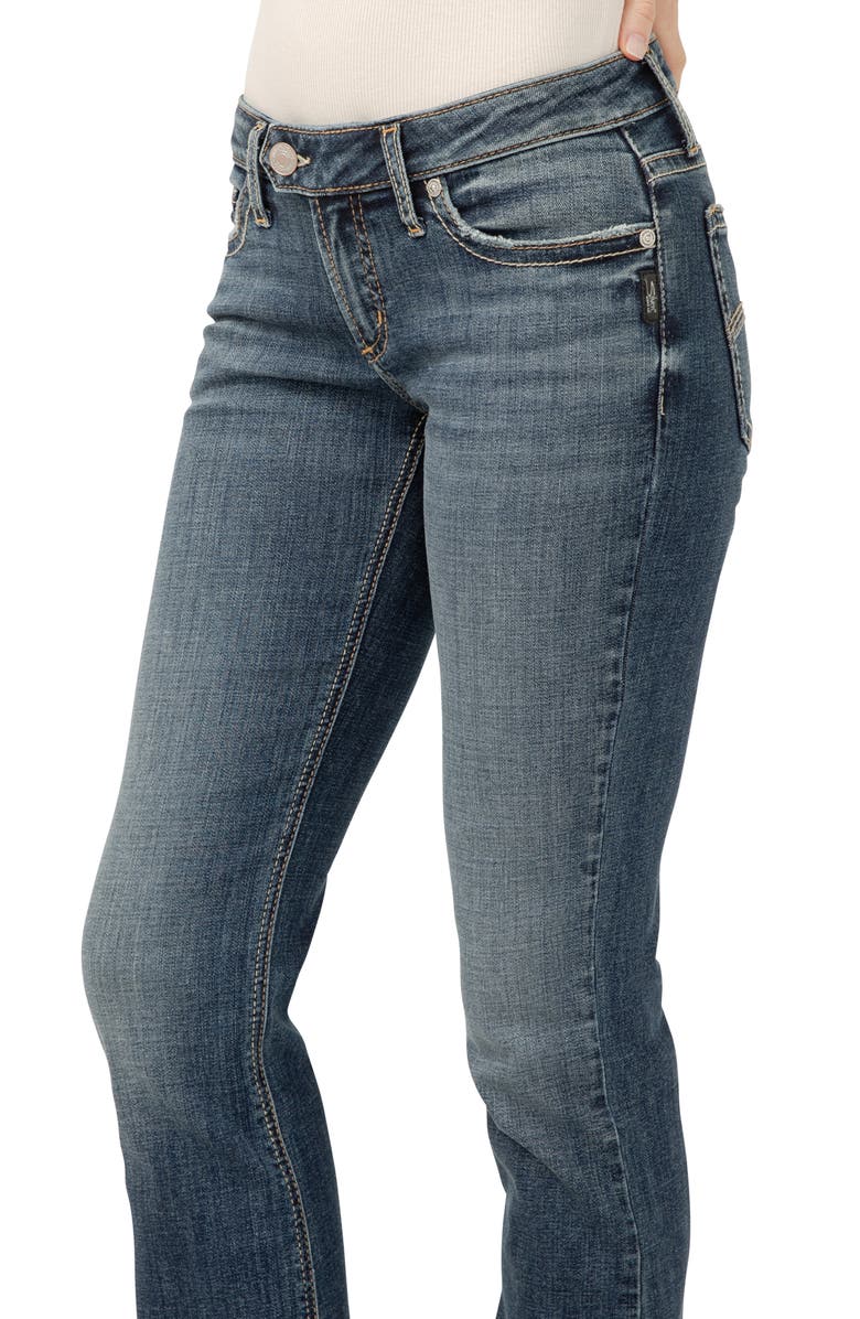 Silver Jeans Co. Tuesday Low Rise Slim Bootcut Jeans, Alternate, color, Billie