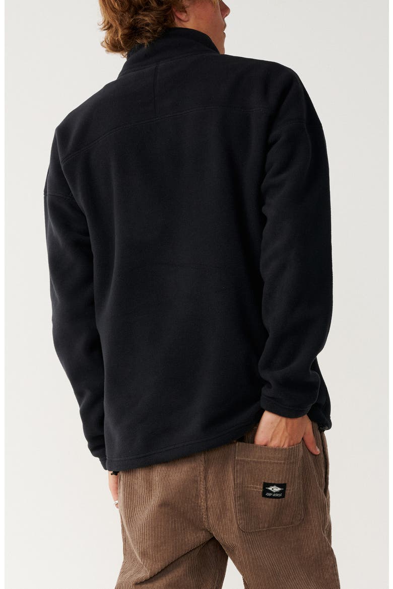 S-Series Polartech Crew Quarter Zip Pullover, Alternate, color, BLACK