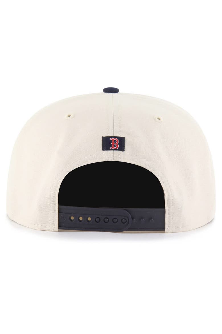 Men's '47  Natural Boston Red Sox Payson Captain Snapback Hat, Alternate, color, Natural