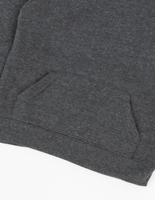 Leveret Kids Pullover Hoodie, Cotton Blend, Kangaroo Pocket, Solid Colors In Gray