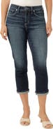 Silver Jeans Co. Avery Curvy High Waist Capri Jeans