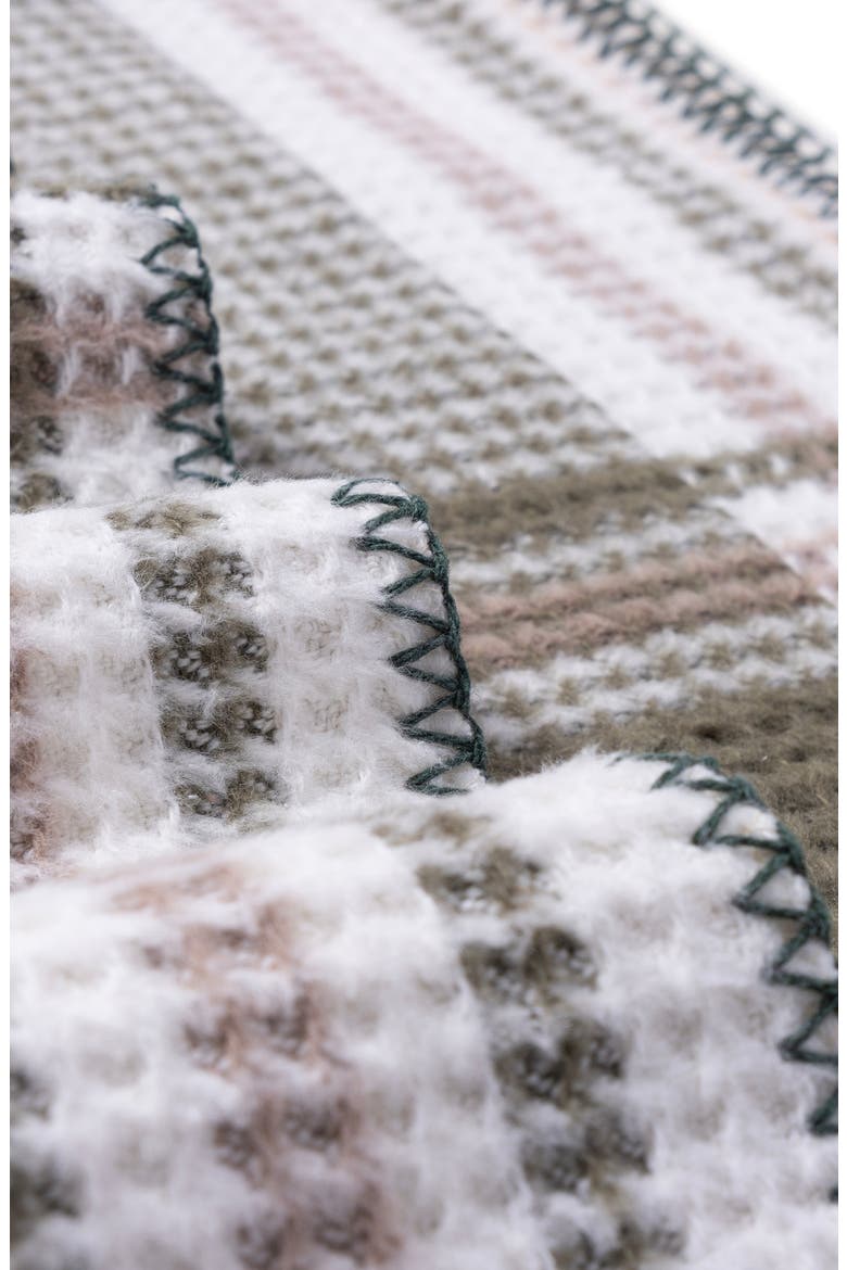 Greenly Throw Blanket, Alternate, color, GREEN