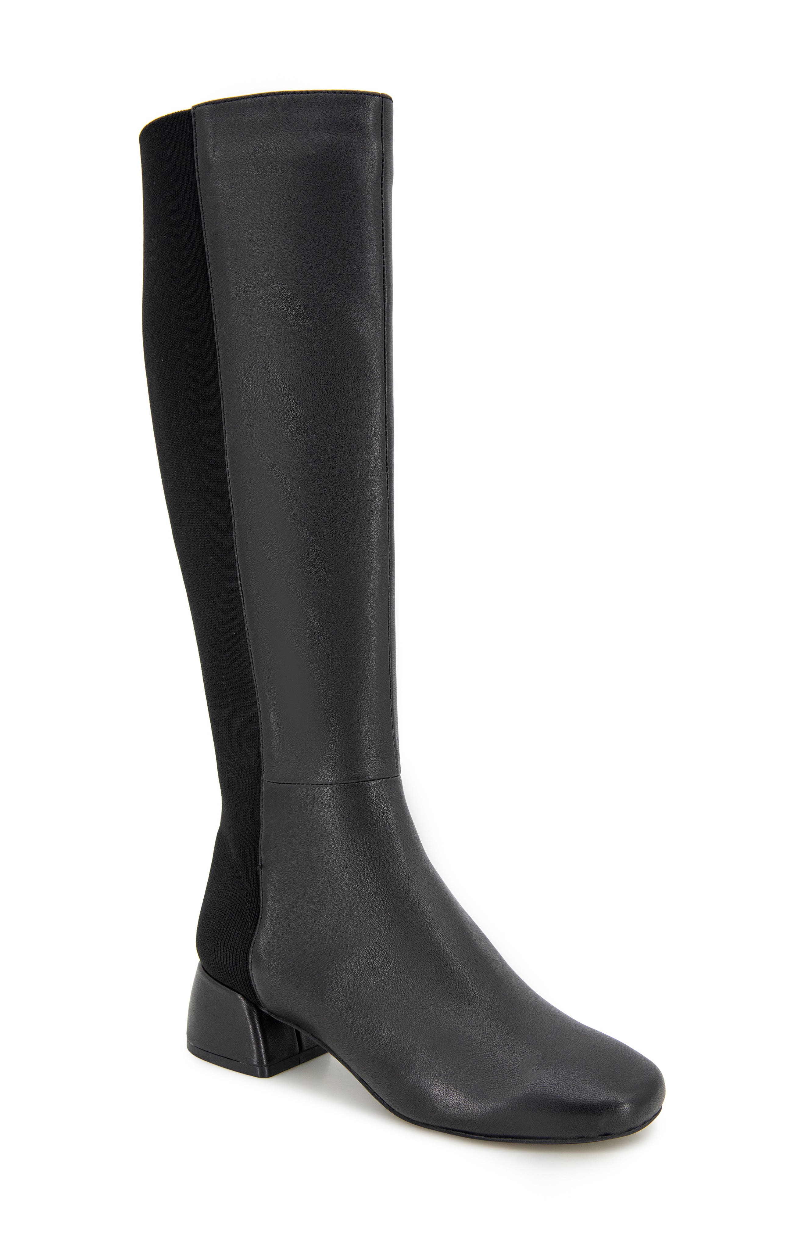 Gentle Souls Emily Knee High Boot, Main, color, Black Leather