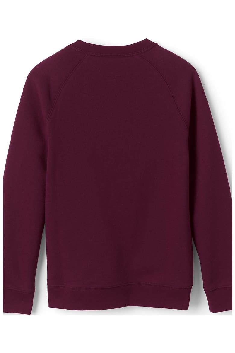 School Uniform Kids Crew Sweatshirt, Alternate, color, Burgundy