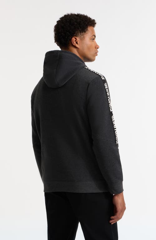 Ecko Unltd . Stacked Up Hoodie In Charcoal Heather