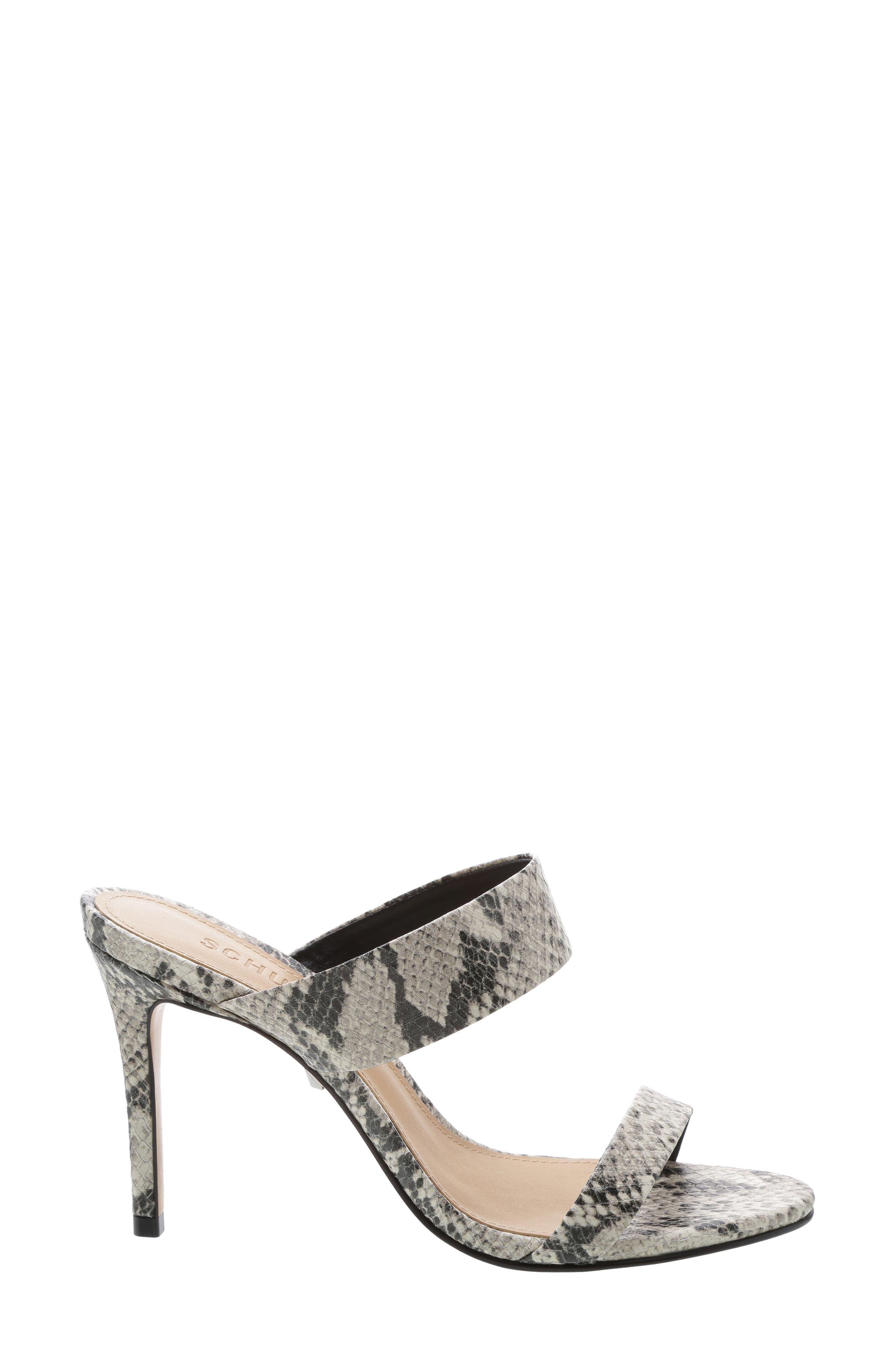 Leia Stiletto Slide Sandal, Alternate, color, NATURAL LEATHER