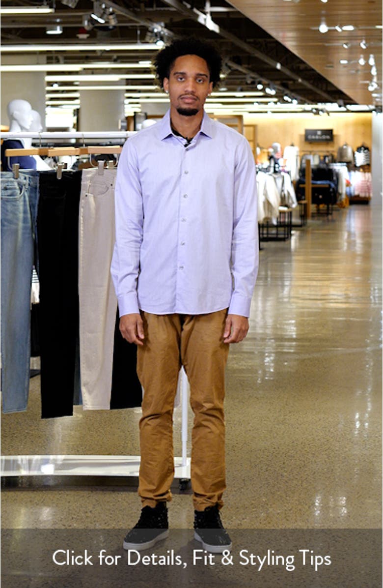 Herringbone Twill Button-Up Shirt, sales video thumbnail