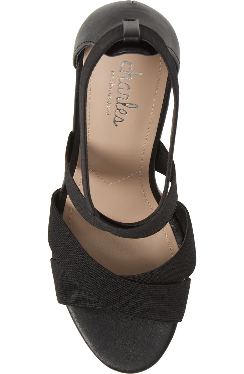 Charles by Charles David Azures Platform Wedge Sandal, Alternate, color,