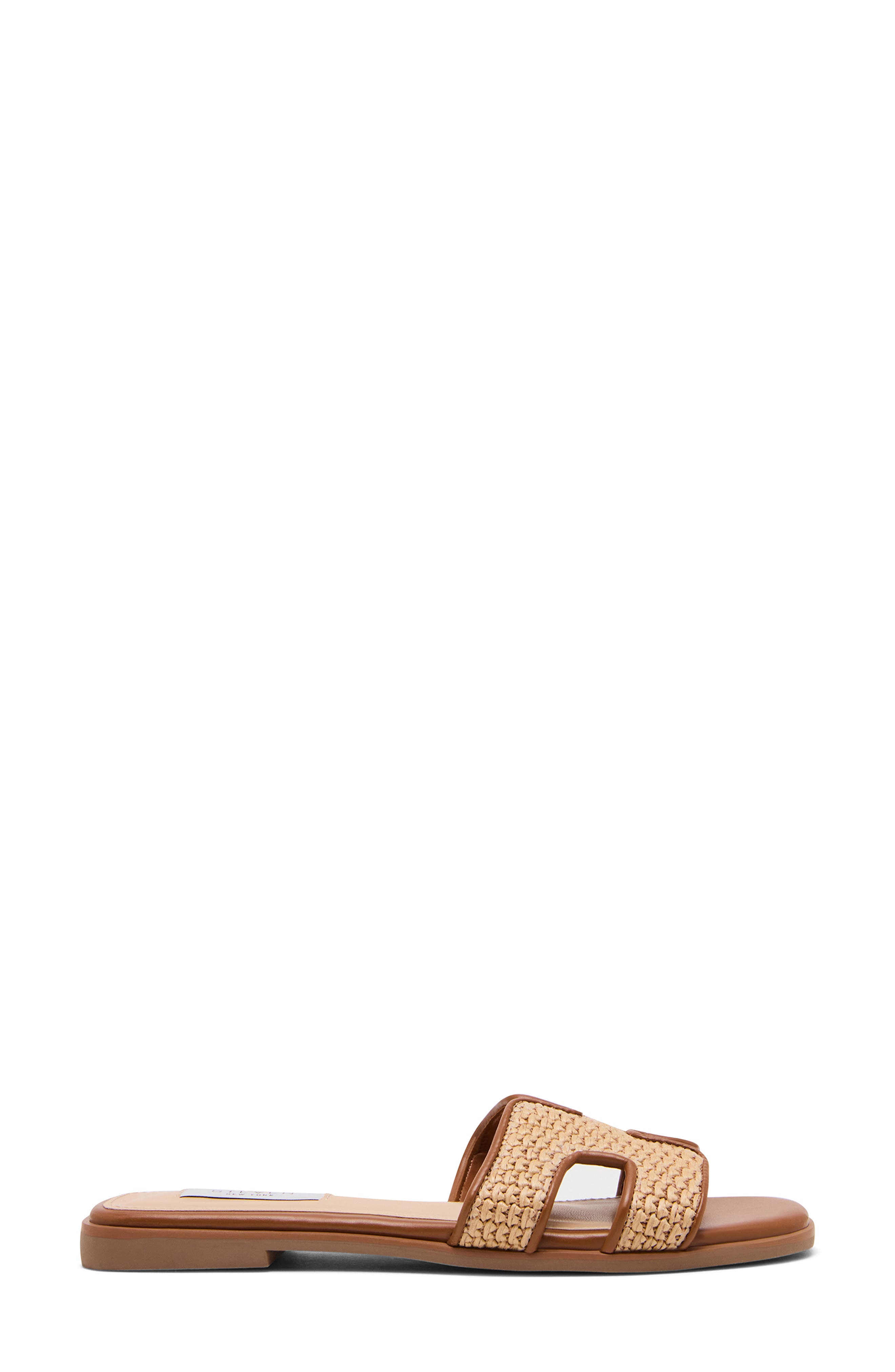 Harlien Slide Sandal, Alternate, color, COGNAC
