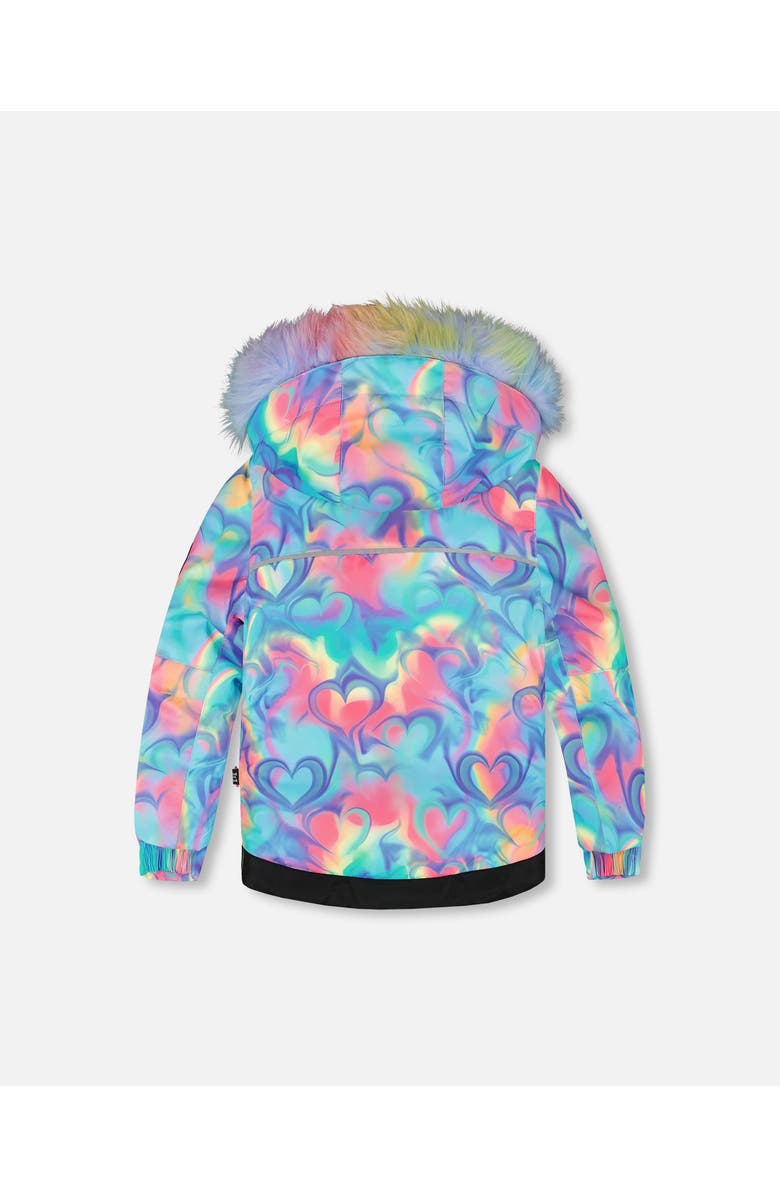 Deux par Deux Girl Two-Piece Play Snowsuit with Jacket, Alternate, color, Black