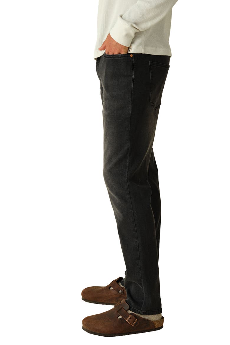 Driftwood Straight Leg Jeans, Alternate, color, BLACK WASH (025)