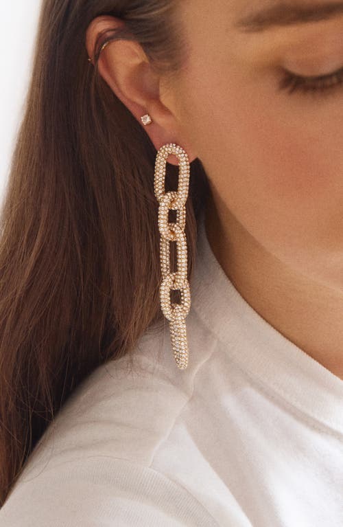 Baublebar Nova Chain Drop Earrings In Clear