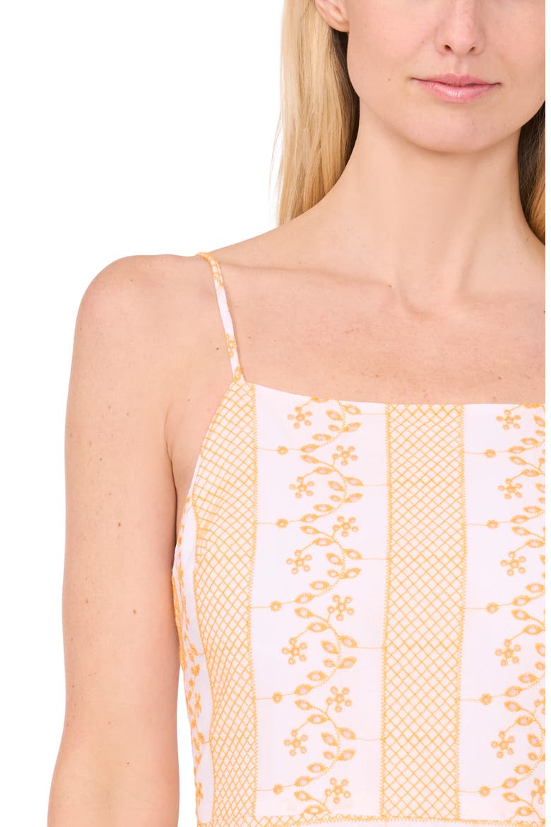Eyelet & Embroidery Maxi Dress, Alternate, color, ULTRA WHITE