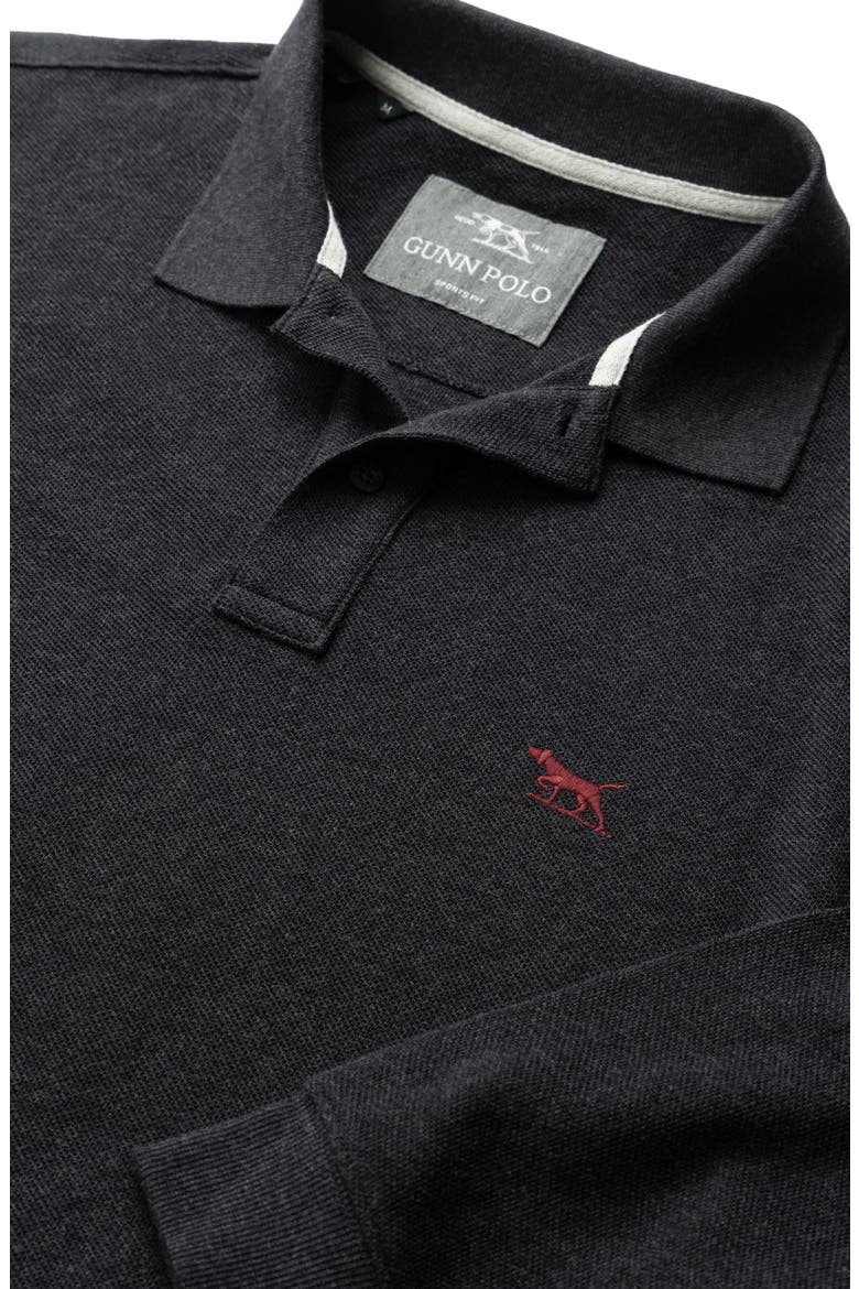 Gunn Piqué Polo, Alternate, color, GRAPHITE