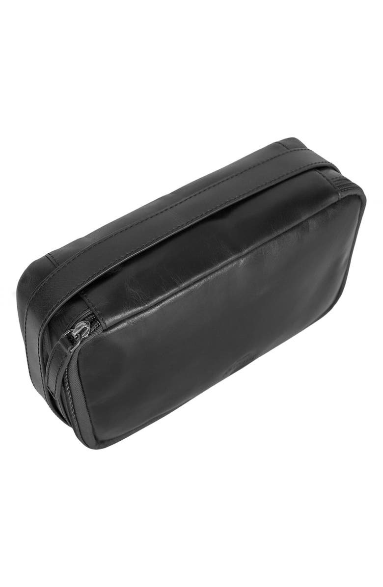 Mancini Buffalo Collection Classic Toiletry Kit, Alternate, color, Black
