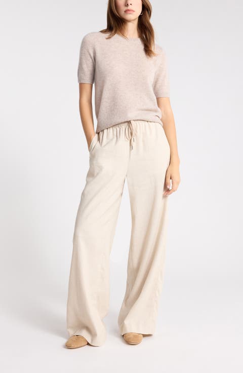 Short Sleeve Cashmere Sweater