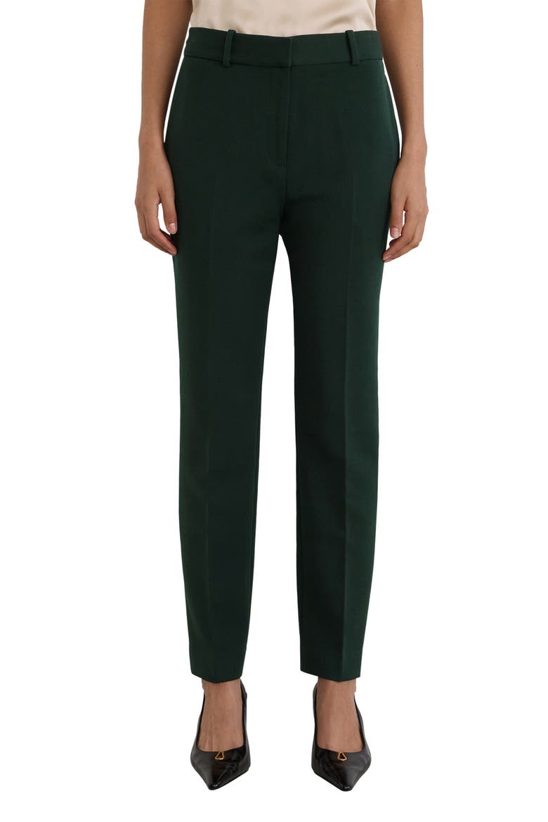 Gabi Slim Fit Suit Trousers, Main, color, GREEN