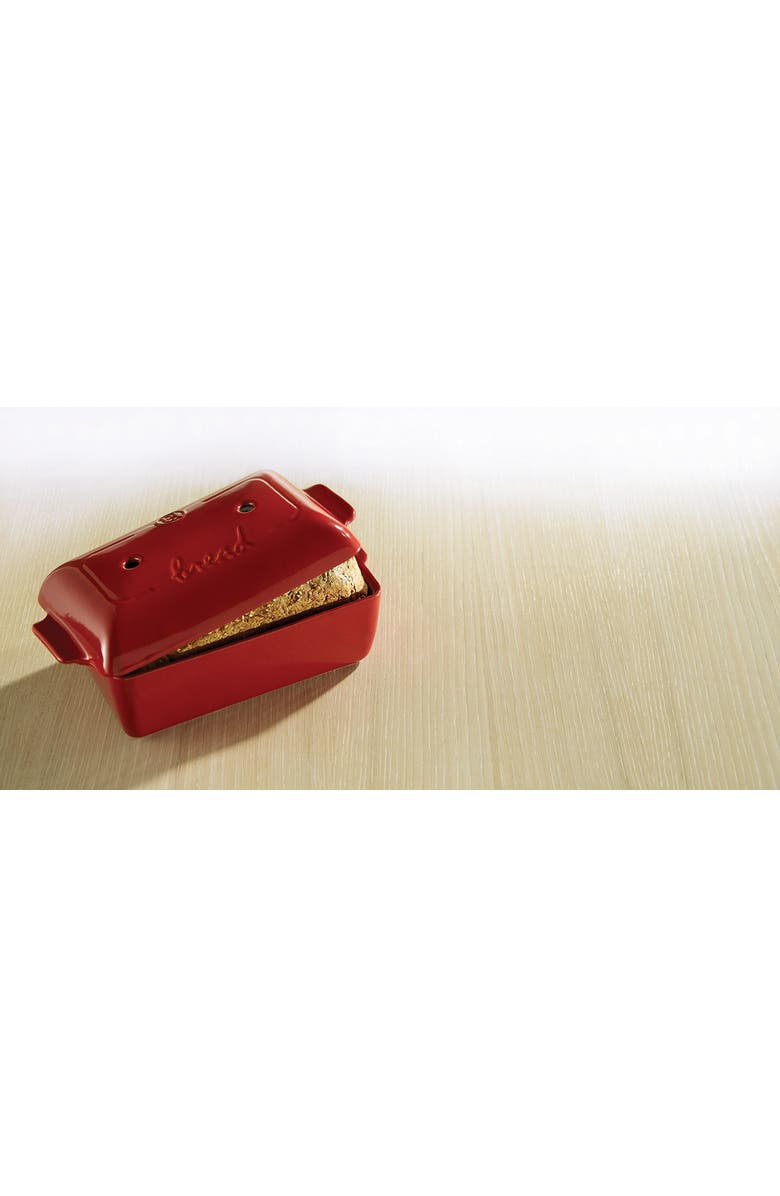 Emile Henry Bread Loaf Baker With Lid, Alternate, color, Burgundy