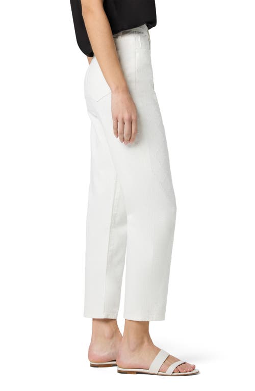 Joe's The Og Textured High Waist Ankle Slim Straight Leg Jeans