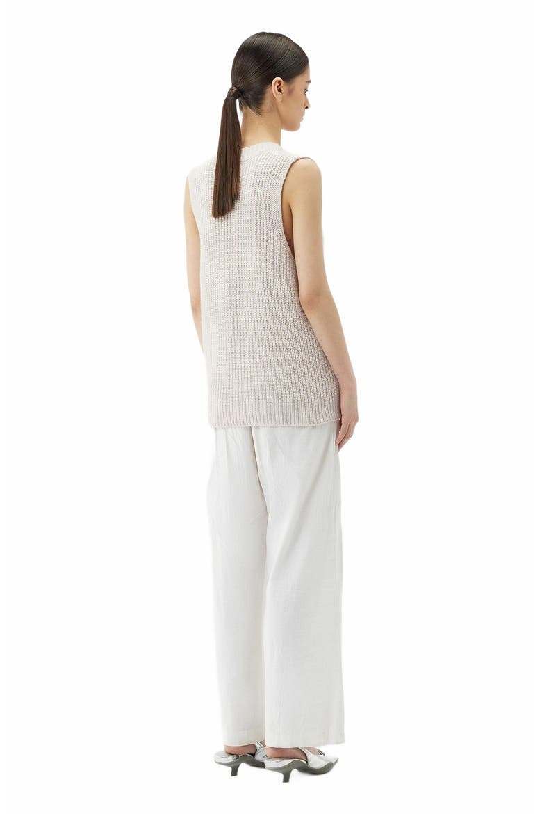 Cotton Cashmere  Vest, Alternate, color, lavender blue