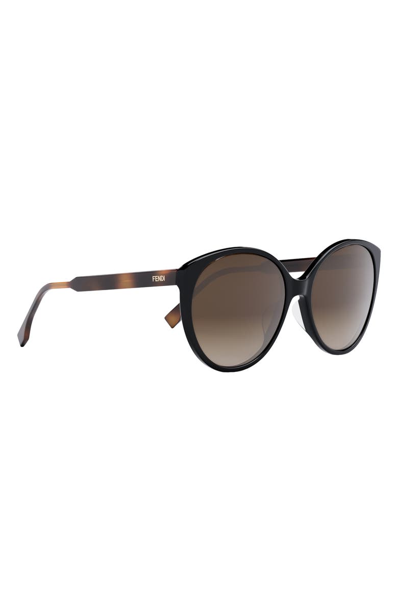 Fendi 'Fendi Fine 59mm Round Sunglasses, Alternate, color, 