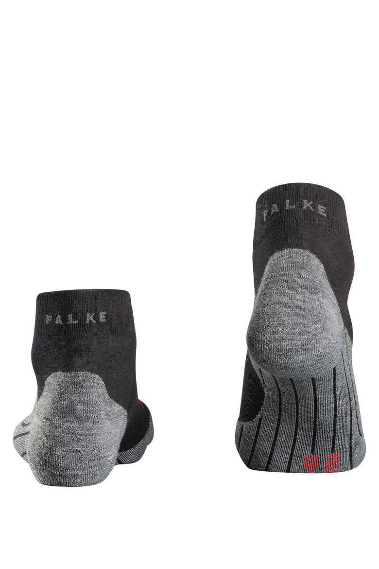 RU4 Endurance Short Running Socks, Alternate, color, Black-Mix