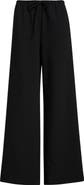 Open Edit Icon Twill Pull-On Wide Leg Pants