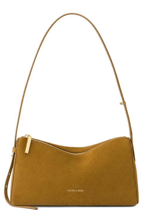 Prism Suede Shoulder Bag