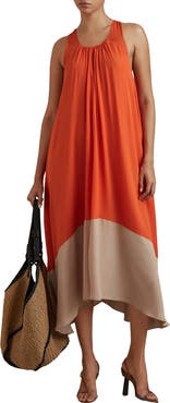 Reiss Elias Colorblock Midi Sundress