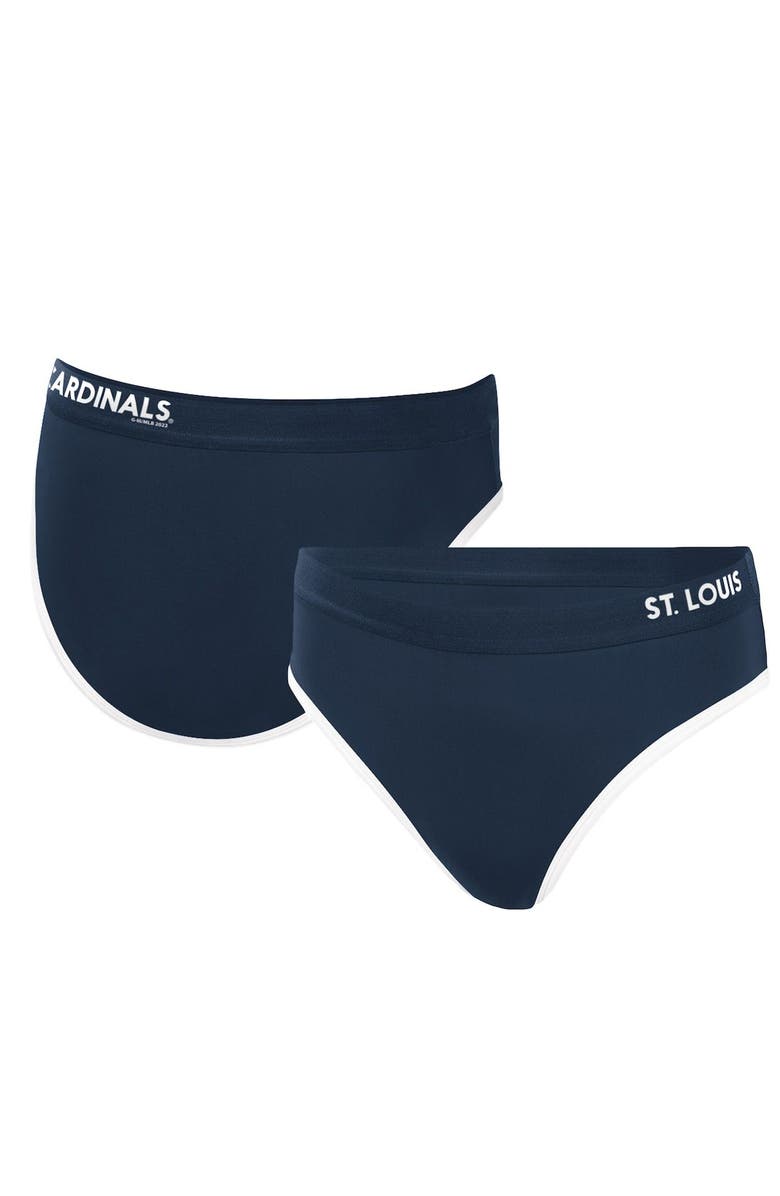 G-III 4HER BY CARL BANKS Women's G-III 4Her by Carl Banks Navy St. Louis Cardinals Southpaw Bikini Bottom, Main, color, Navy
