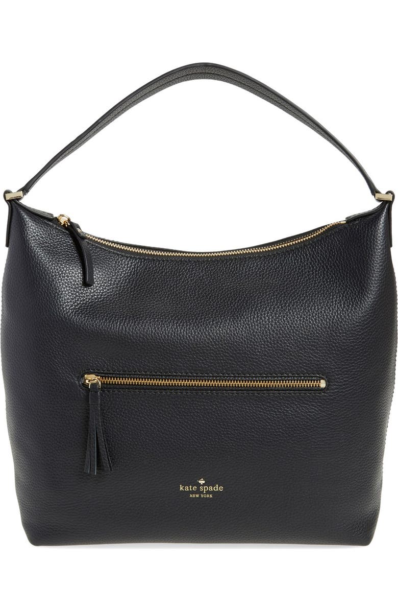 Kate Spade New York 'spencer court - caren' leather hobo, Main, color,