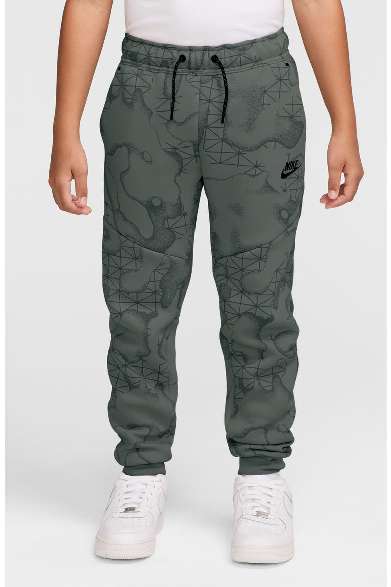 Kids' Tech Fleece Joggers, Main, color, 303 CAMO GREEN/BLACK