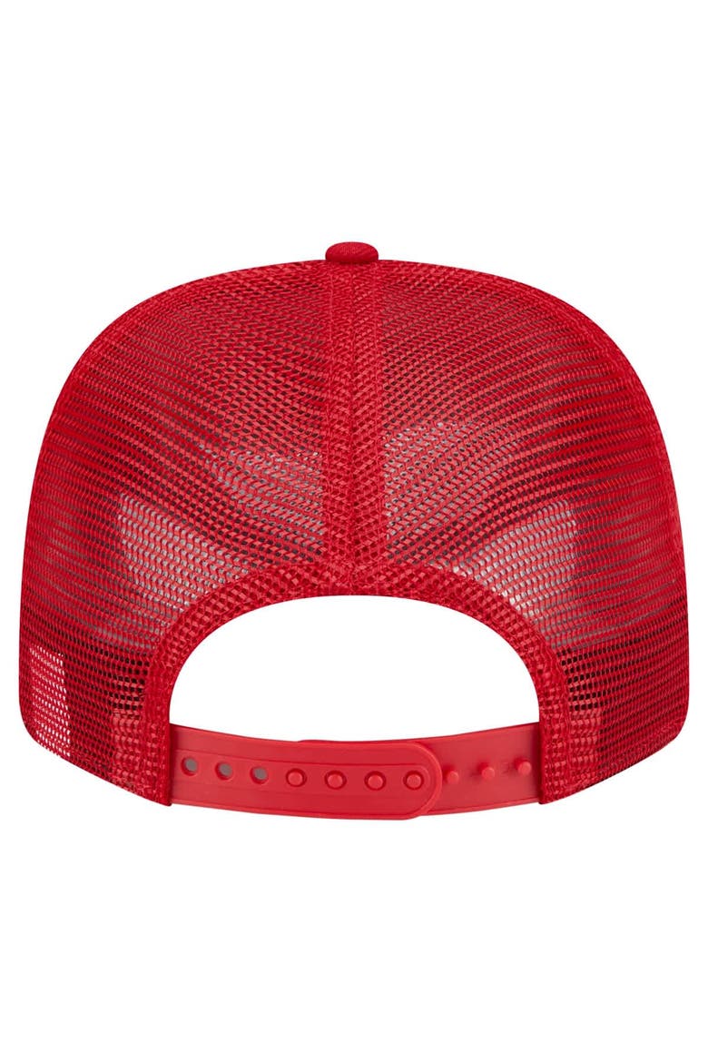 Men's New Era Red Los Angeles Angels Flag 9SEVENTY COOLERA Stretch-Snap Hat, Alternate, color, Red